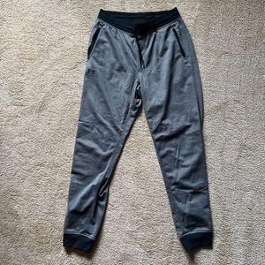 Men’s Under Armour Heather Gray Jogger Sweatpants Large
